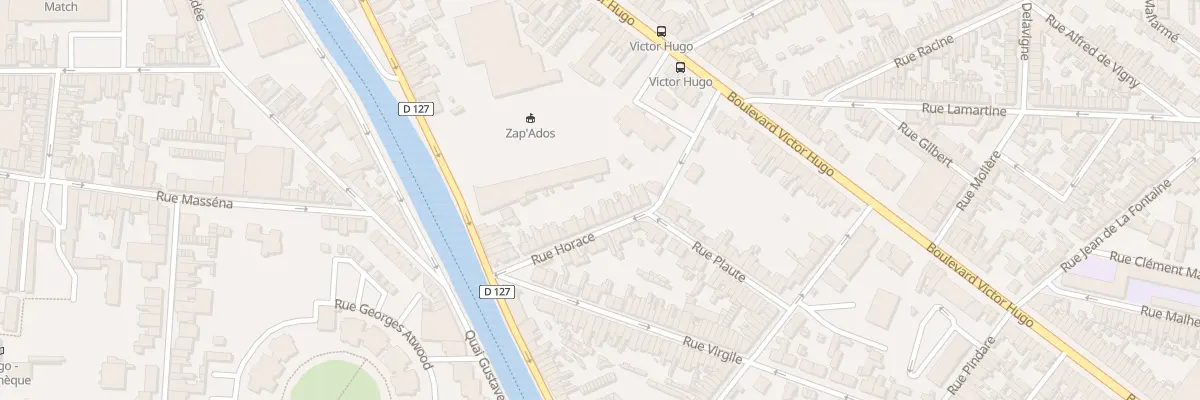Plan du 16 Rue Horace à Calais
