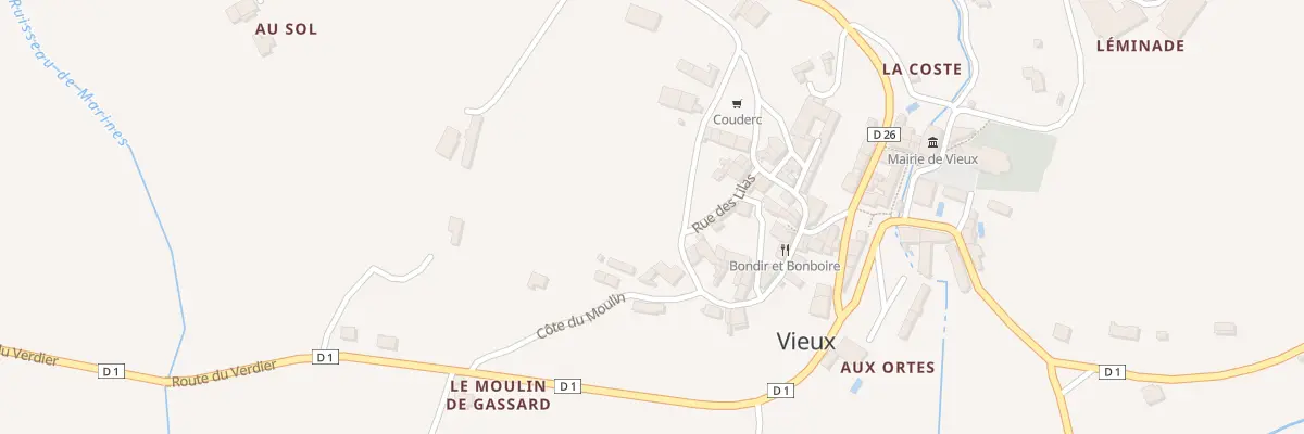 Plan du 5137 Puech de l’Homp à Vieux