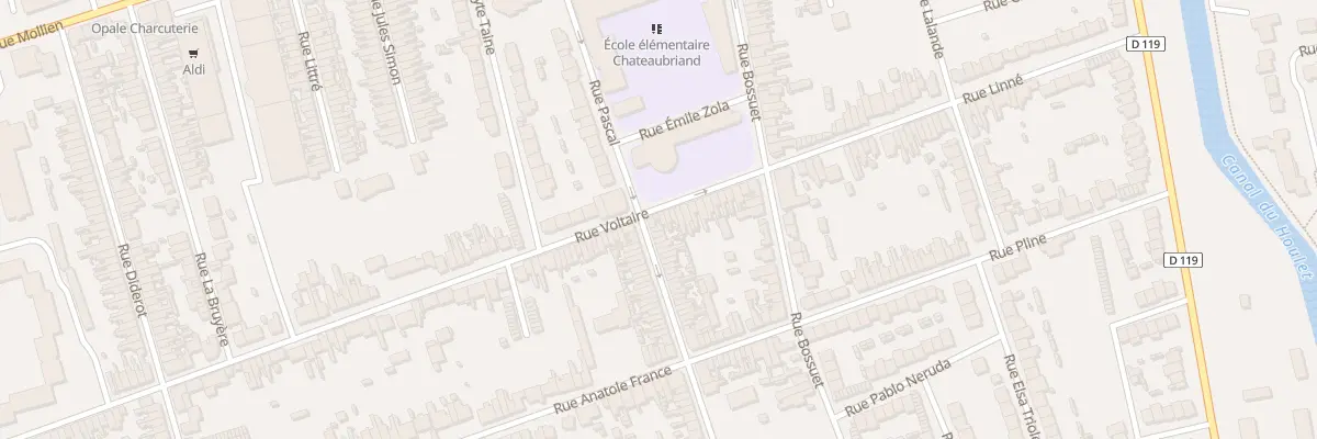 Plan du 140 Rue Voltaire à Calais