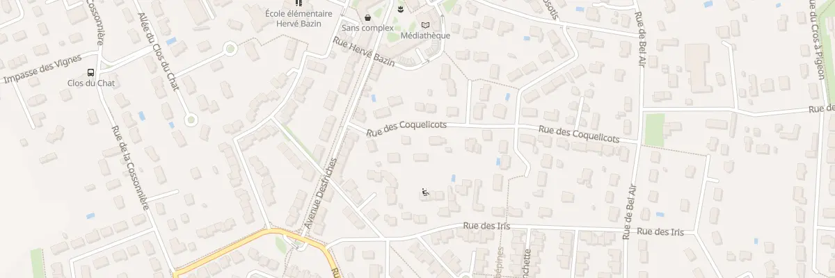 Plan du 21 Rue des Coquelicots à Saint-Pryvé-Saint-Mesmin