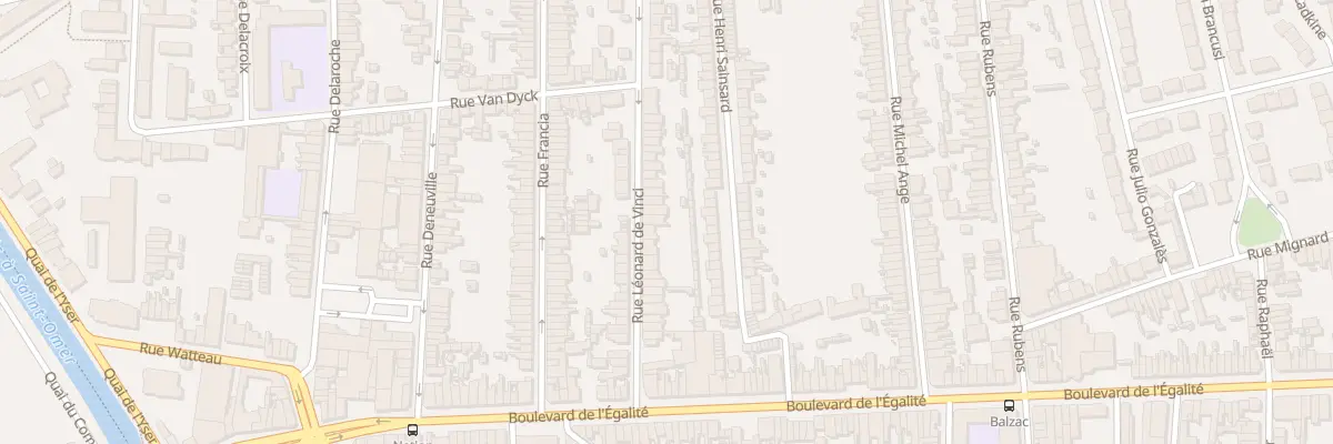 Plan du 36 Rue Léonard de Vinci à Calais
