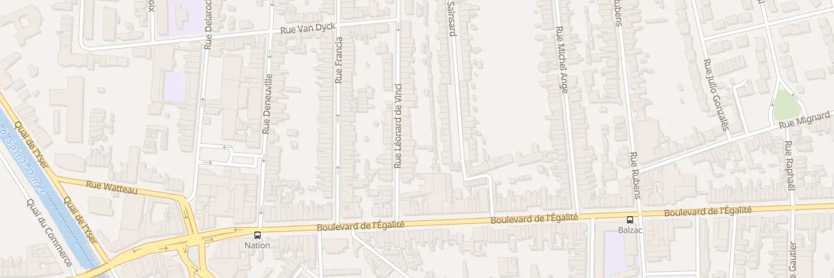 Plan du 22 Rue Léonard de Vinci à Calais