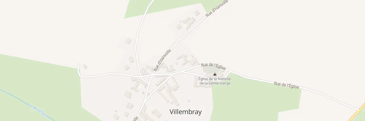 Plan du 3 Rue de l’Eglise à Villembray