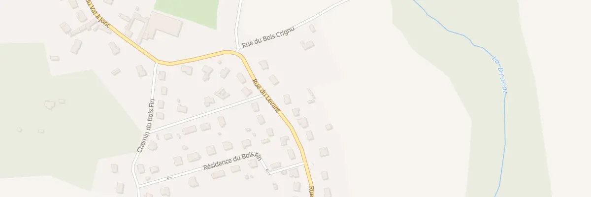 Plan du 698 Rue du Levant à Drucat