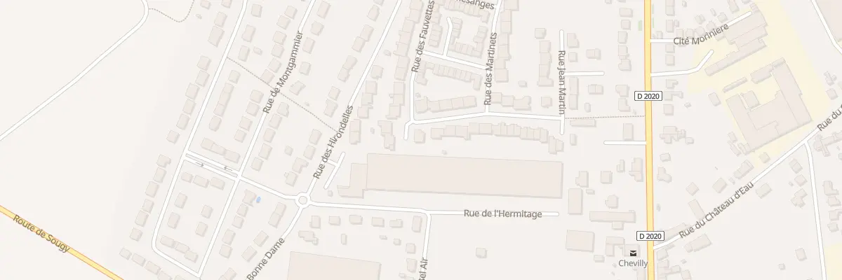 Plan du 2 Rue des Chardonnerets à Chevilly
