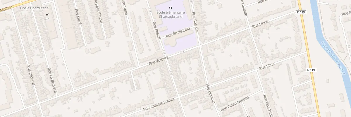 Plan du 146 Rue Voltaire à Calais