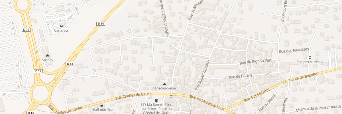 Plan du 95 Rue de Meulan à Flins-sur-Seine