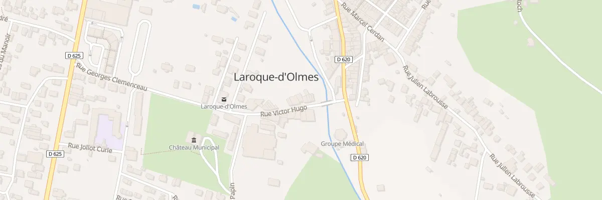 Plan du 8 Rue Victor Hugo à Laroque-d’Olmes