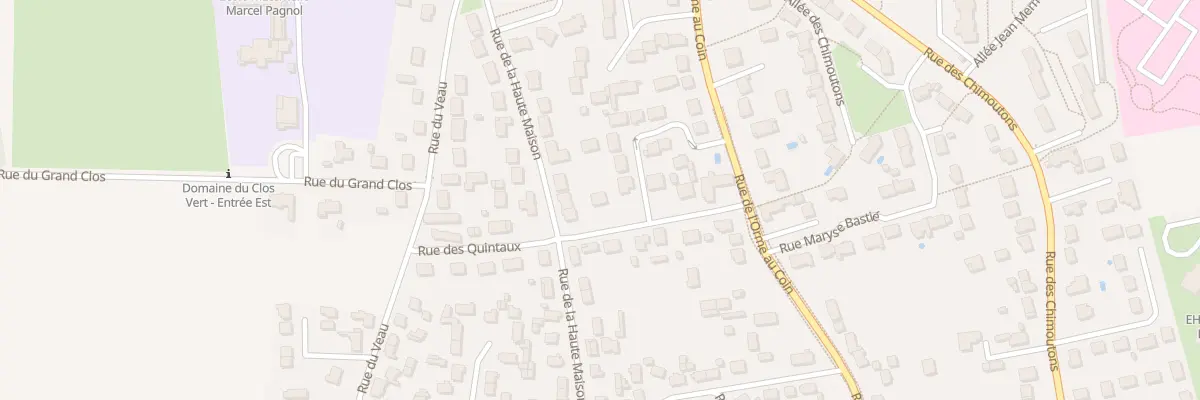 Plan du 110 Rue des Quintaux à Saran