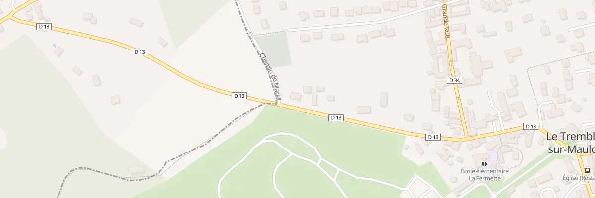 Plan du 1 Rue du Pavé au Tremblay-sur-Mauldre