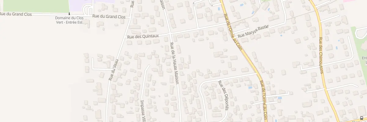 Plan du 190 Rue de la Haute Maison à Saran
