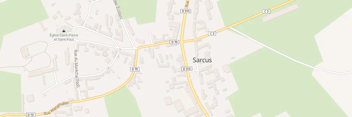 Plan du 30 Rue Mirlandaise à Sarcus