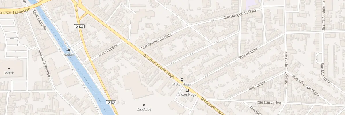 Plan du 11 Rue Ronsard à Calais