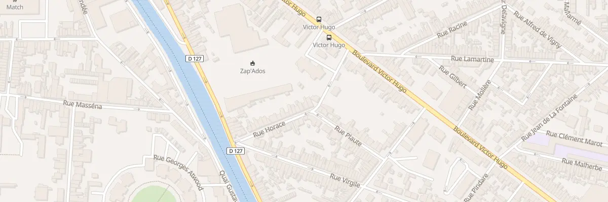 Plan du 8 Rue Horace à Calais