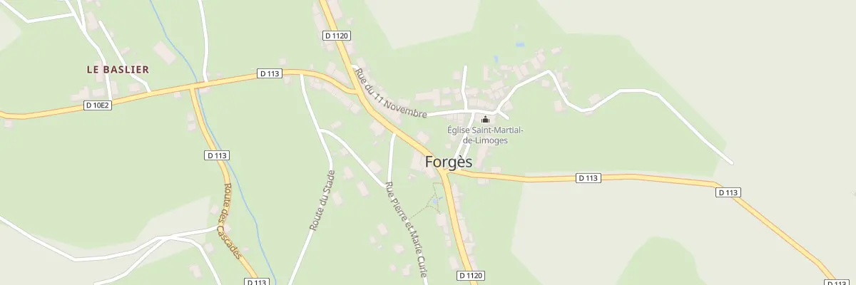 Plan du 31 Av Pasteur à Forgès