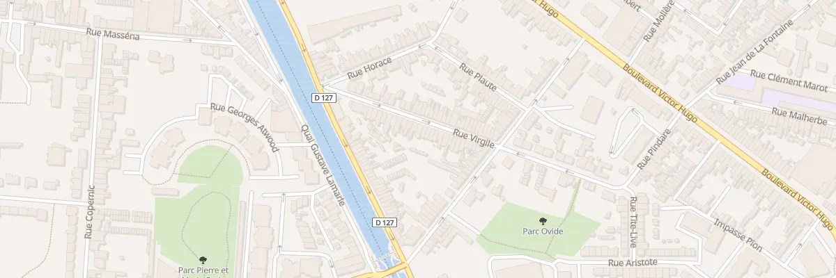 Plan du 28 Rue Virgile à Calais