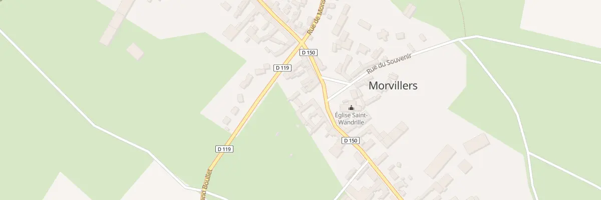 Plan du 10 Rue Riquefosse à Morvillers