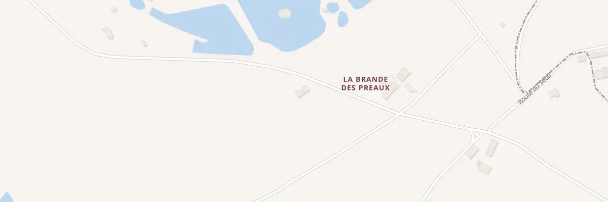 Plan du 5077 Les Bruyères à Tranzault