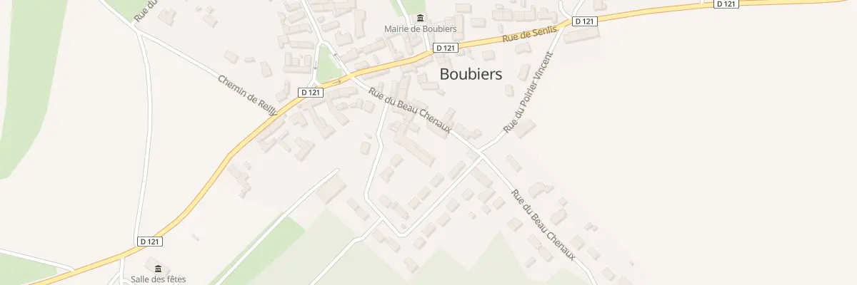 Plan du 8 Rue du Beau Chenaux à Boubiers