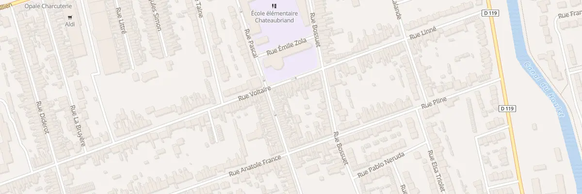 Plan du 150 Rue Voltaire à Calais