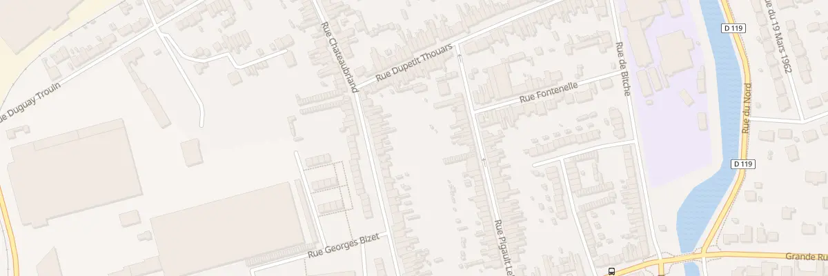 Plan du 48 Rue Chateaubriand à Calais