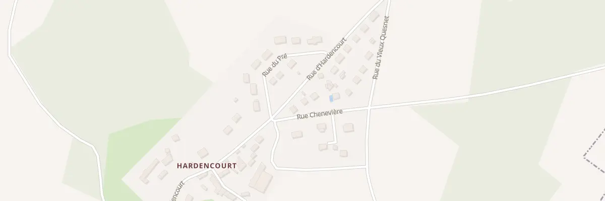Plan du 17 Rue d’Hardencourt à Jaméricourt