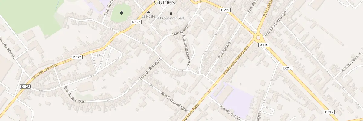 Plan du 13 Rue du Bassin à Guînes
