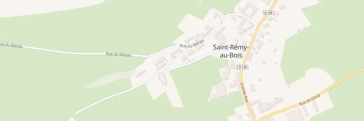 Plan du 10B Rue du Marais à Saint-Rémy-au-Bois