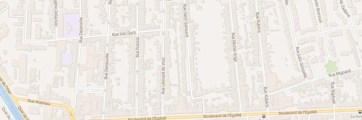 Plan du 48 Rue Henri Sainsard à Calais