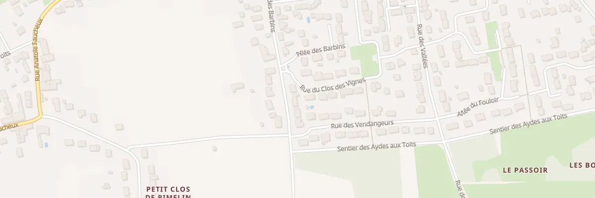 Plan du 295 Rue des Barbins à Saran
