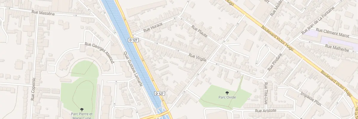 Plan du 32 Rue Virgile à Calais