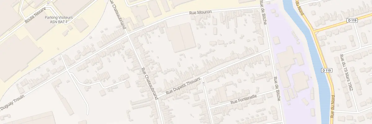Plan du 29 Rue Dupetit Thouars à Calais