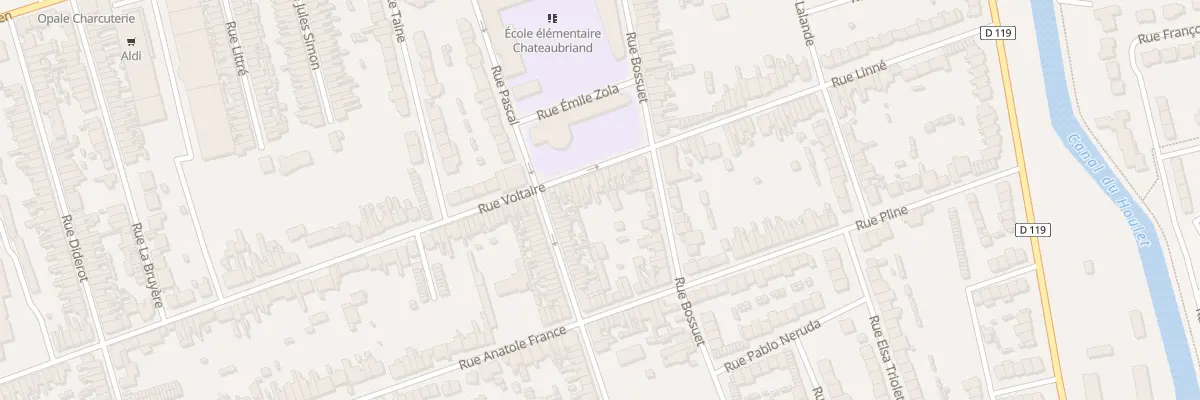 Plan du 154 Rue Voltaire à Calais