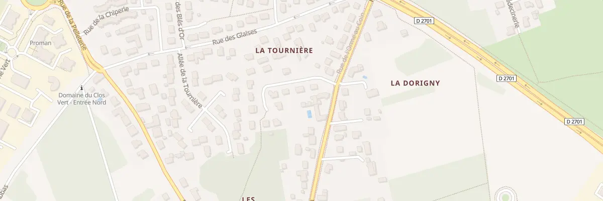 Plan du 1307 Rue de l’Orme au Coin à Saran