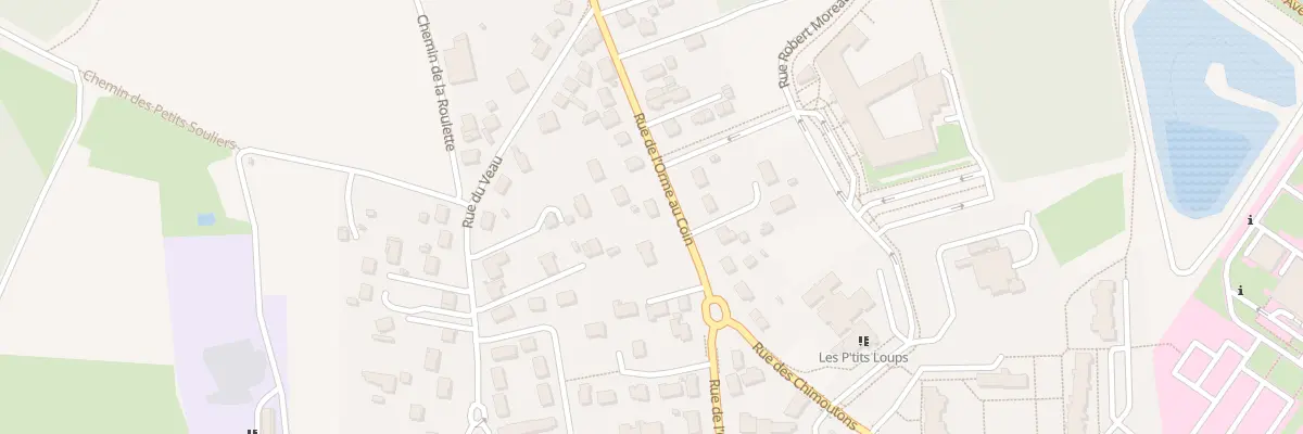 Plan du 665 Rue de l’Orme au Coin à Saran