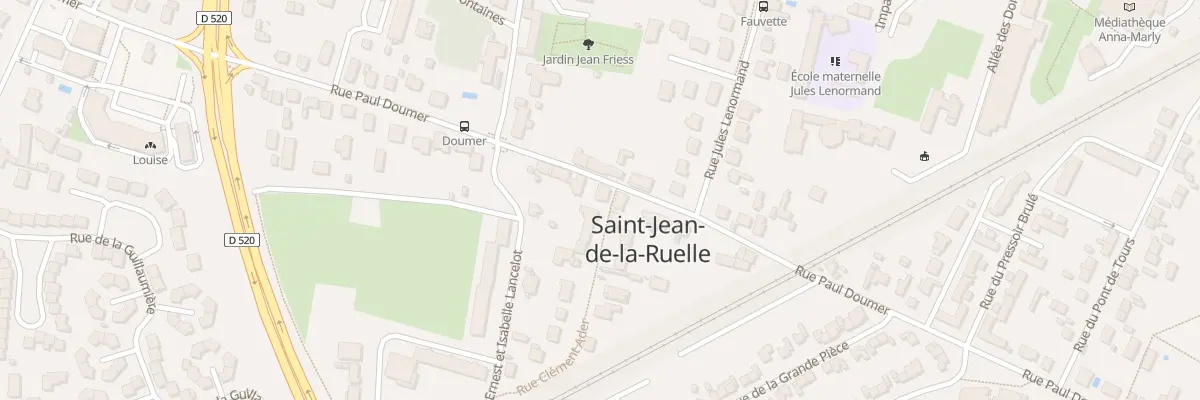 Plan du 1 Rue Clément Ader à Saint-Jean-de-la-Ruelle