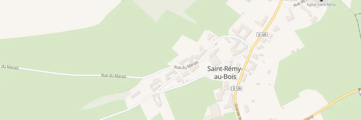 Plan du 9 Rue du Marais à Saint-Rémy-au-Bois