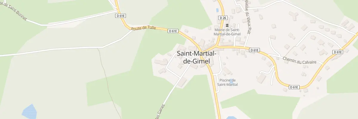Plan du 5039 Le Bourg à Saint-Martial-de-Gimel