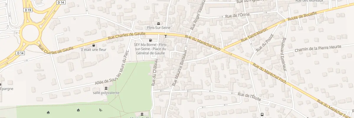 Plan du 60 Rue Maurice Berteaux à Flins-sur-Seine