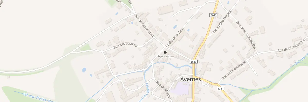 Plan du 5 Pl du Marche - Avernes à Avernes