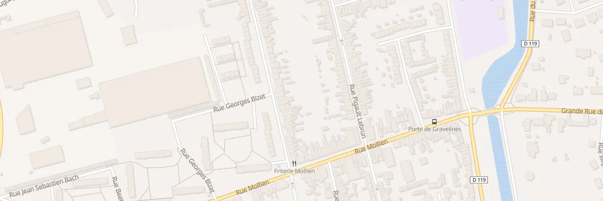 Plan du 32 Rue Chateaubriand à Calais