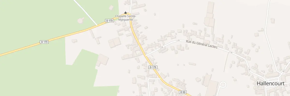 Plan du 64 Rue du Général Leclerc à Hallencourt