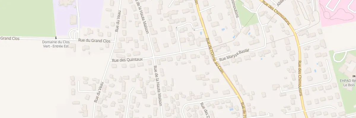 Plan du 87 Rue des Quintaux à Saran