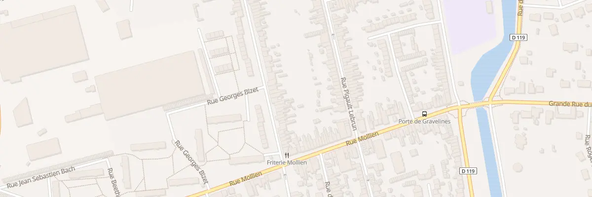 Plan du 28 Rue Chateaubriand à Calais