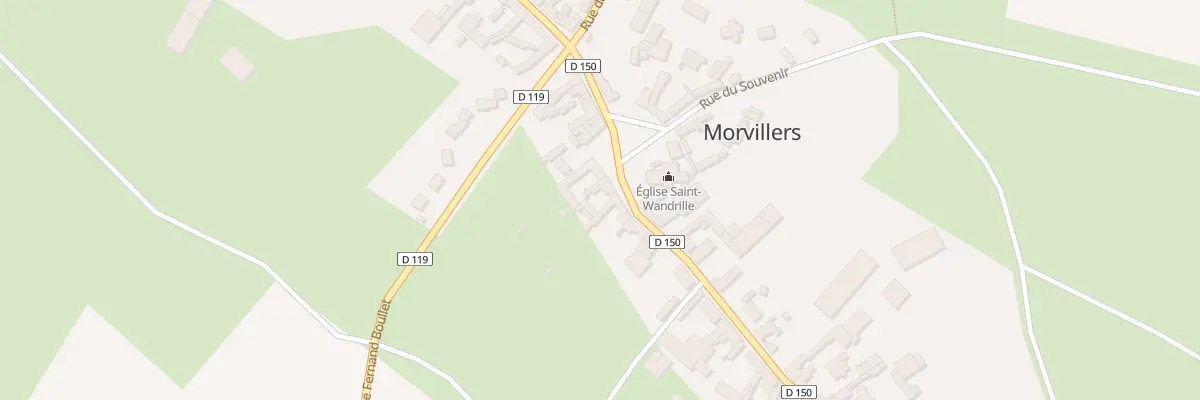 Plan du 14 Rue Riquefosse à Morvillers