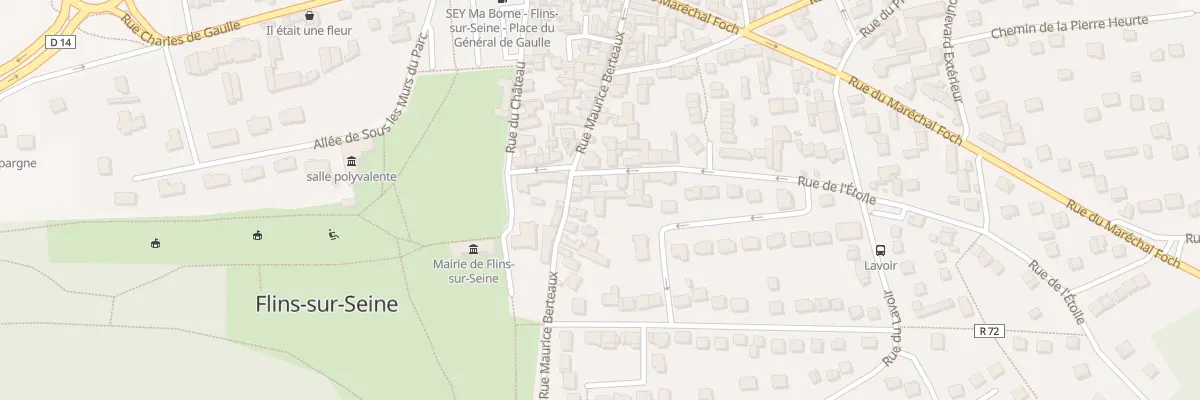 Plan du 22 Rue de l’Etoile à Flins-sur-Seine