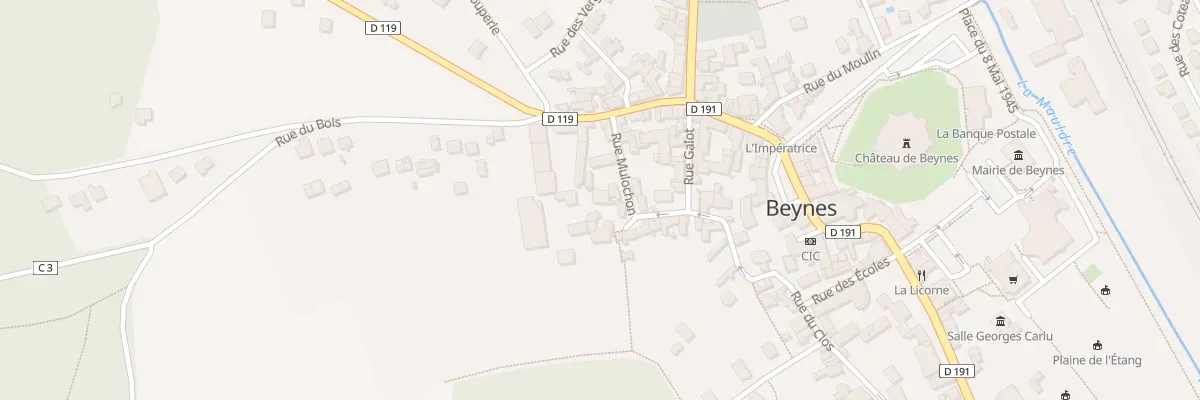 Plan du 6B Rue Mulochon à Beynes