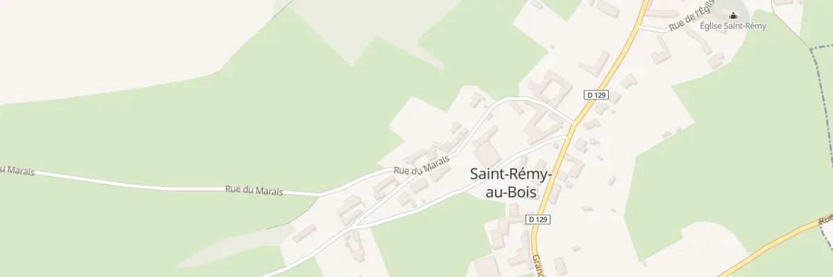 Plan du 7 Rue du Marais à Saint-Rémy-au-Bois