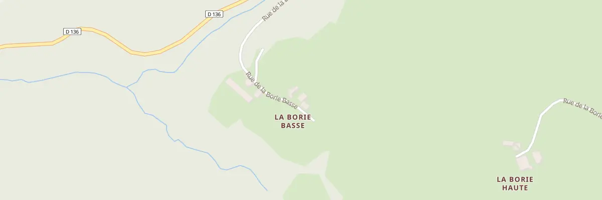 Plan du 5029 La Borie Basse à Bassignac-le-Bas
