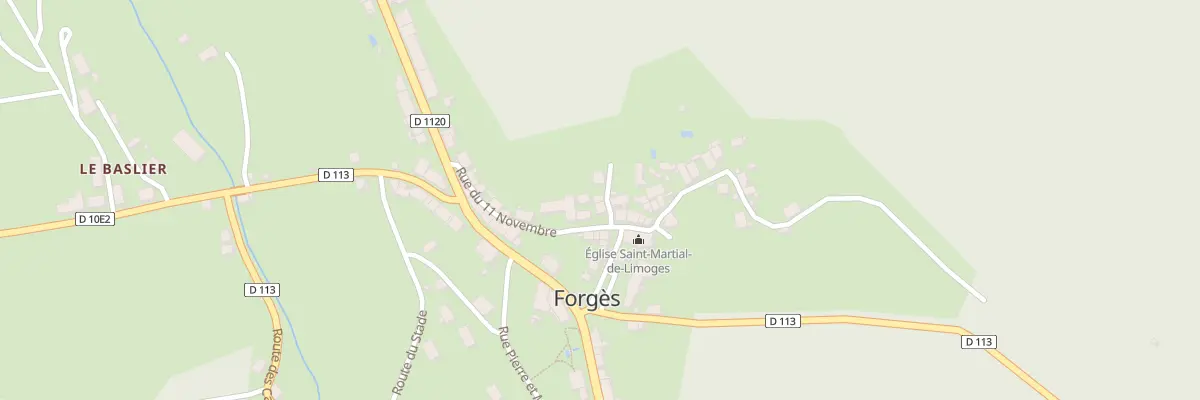 Plan du 1 Imp de la Fontaine à Forgès